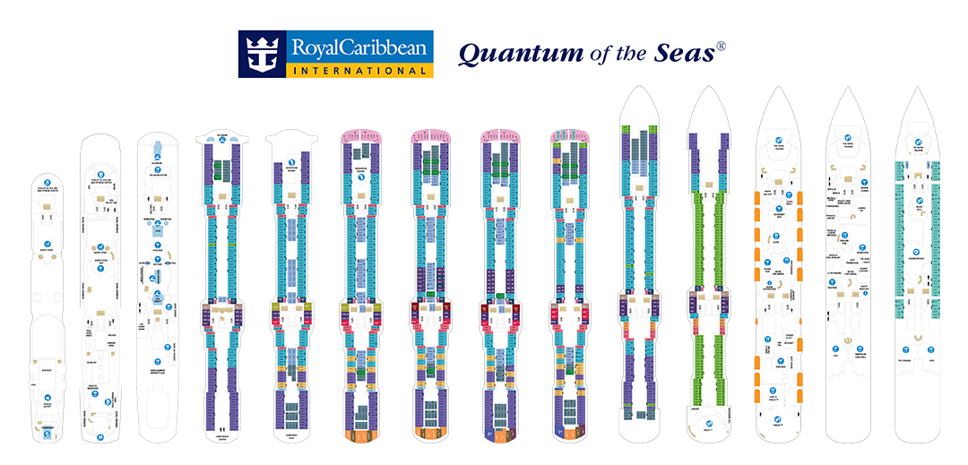 Quantum of the Seas Deck Plans